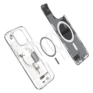Бежевий прозорий чохол Spigen Ultra Hybrid Mag для iPhone 16 Pro - Фото 4
