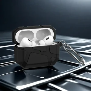 Чохол з карабіном iLoungeMax Ultra Hybrid Case Black для AirPods Pro 3 - Фото 6