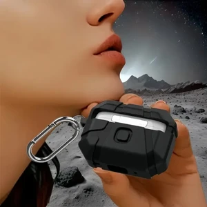 Чохол з карабіном iLoungeMax Ultra Hybrid Case Black для AirPods Pro 3 - Фото 5