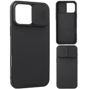 Чорний магнітний чохол Nillkin CamShield Pro для iPhone 16 Pro Max - Фото 6