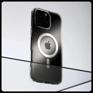 Прозорий білий чохол Spigen Crystal Hybrid Mag для iPhone 16 Pro Max - Фото 8