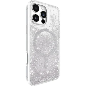 Серебряный блестящий чехол Case-Mate Waterfall MagSafe для iPhone 16 Pro Max - Фото 3