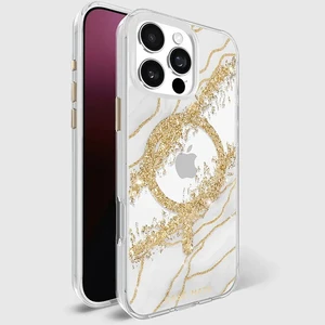 Мармуровий чохол зі золотими елементами Case-Mate Karat MagSafe для iPhone 16 Pro - Фото 12