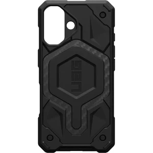 Черный чехол с углеродным волокном Urban Armor Gear Monarch Pro MagSafe для iPhone 16 - Фото 2