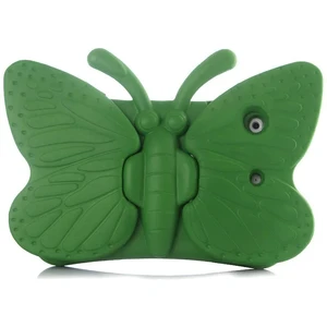 Детский противоударный чехол iLoungeMax Cartoon Butterfly Green для iPad Pro 9.7" | Air | Air 2 - Фото 3