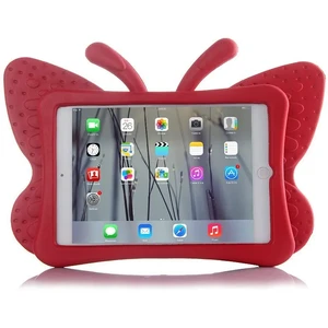 Детский противоударный чехол iLoungeMax Cartoon Butterfly Red для iPad Pro 9.7" | Air | Air 2 - Фото 2