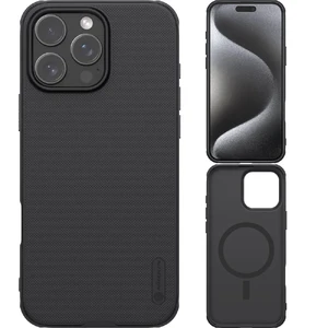 Черный магнитный чехол Nillkin Frosted Shield Pro для iPhone 16 Pro Max - Фото 12