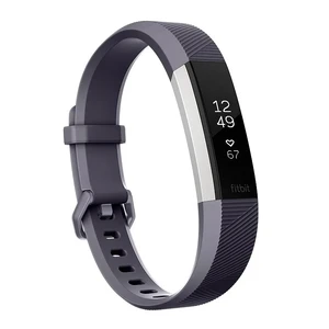 Фітнес-браслет Fitbit Alta HR Large Blue Gray | Stainless Steel  - Фото 1
