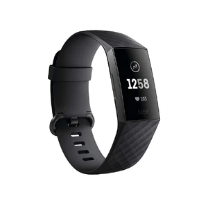 Фітнес-браслет Fitbit Charge 3 Small | Large Black | Graphite Aluminum FB409GMBK2 - Фото 1