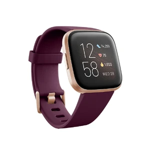 Розумні годинник Fitbit Versa 2 Bordeaux | Copper Rose  - Фото 1