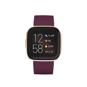Розумні годинник Fitbit Versa 2 Bordeaux | Copper Rose - Фото 2