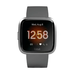 Умные часы Fitbit Versa Lite Edition Charcoal | Silver FB415SRGY - Фото 1