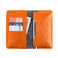 Чехол из натуральной кожи G-Сase Elegant Series Wallet Orange для смартфонов 4.7" - Фото 3