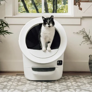 Самоочищувальний лоток для котів Whisker Litter-Robot EVO White з Wi-Fi та контролем запаху - Фото 3