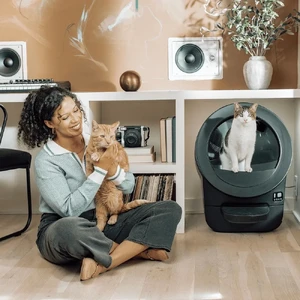 Самоочищувальний лоток для котів Whisker Litter-Robot EVO Black з Wi-Fi та контролем запаху - Фото 2