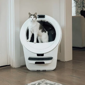 Самоочищувальний лоток для котів Whisker Litter-Robot 5 Pro White з Wi-Fi та контролем запаху - Фото 3
