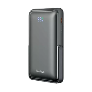 Повербанк для iPhone с MagSafe 10000mAh, дисплеем и подставкой, 15W | Mcdodo GoPower Grey - Фото 3
