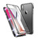 Магнитный чехол oneLounge Glass Magnetic Silver для iPhone X/XS  - Фото 1