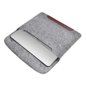 Чехол-конверт из войлока Gmakin Case Pocket Brown для MacBook Air 13" (2018-2024) | Pro 13" (2016-2022) - Фото 3