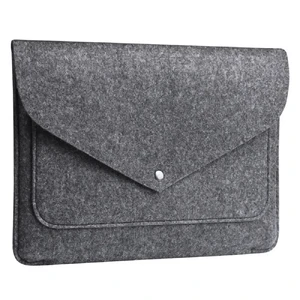 Чехол-конверт из войлока Gmakin Dark Grey для MacBook Air 13" (2018-2024) | Pro 13" (2016-2022)  GM62-13New - Фото 1