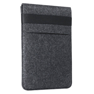 Чехол-карман из войлока с резинкой Gmakin Dark Grey для MacBook Air 13" (2018-2020) | Pro 13" (2016-2022)