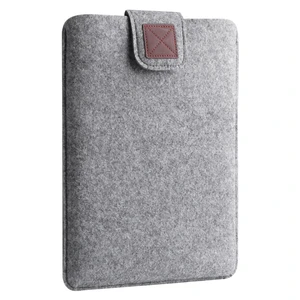 Чехол-карман на липучке из войлока Gmakin Gray для MacBook Air 13" (2018-2024) | Pro 13" (2016-2022)