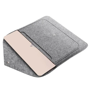 Чехол-конверт из войлока Gmakin Grey для MacBook Air 13" (2018-2024) | Pro 13" (2016-2022) - Фото 4
