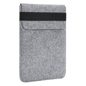 Чохол-карман з повсті з резинкою Gmakin Grey для MacBook Air 13" (2018-2024) | Pro 13" (2016-2022)