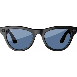 Фотохромні розумні окуляри Ray-Ban Meta Skyler, Shiny Black / Clear / Cerulean Blue Transitions - Фото 3