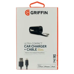 Автозарядка Griffin PowerJolt з кабелем Lightning to USB - Фото 2
