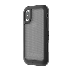 Защитный чехол Griffin Survivor Extreme Black Tint для iPhone X | XS - Фото 4