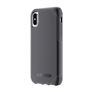 Противоударный чехол Griffin Survivor Strong Black | Dark Grey для iPhone X | XS - Фото 3