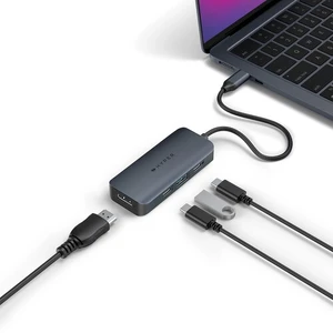 Хаб (адаптер) HyperDrive Next Dual 4в1 з портами HDMI, USB-A, USB-C, 100W PD сумісний з MacBook | Windows - Фото 6