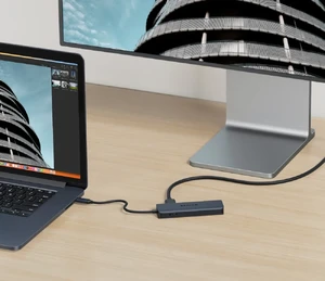 Хаб 6в1 HyperDrive Next Dual з подвійним роз'ємом USB-A, HDMI 4K, кардридером SD, USB-C, 100W PD для MacBook Pro/Air | Windows - Фото 7