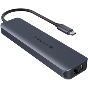 Хаб USB-C HyperDrive Next 7в1 с разъемами HDMI 4K, двойным USB-A, кардридером microSD/SD, Ethernet, 100W PD для MacBook | Windows | Chromebook - Фото 2