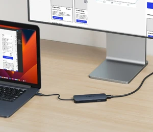 Хаб USB-C HyperDrive Next Dual 8в1 с разъемами HDMI 4K, двойным USB-A, USB-C, кардридером microSD/SD, Ethernet, 140W для MacBook | Windows | Chromebook - Фото 7