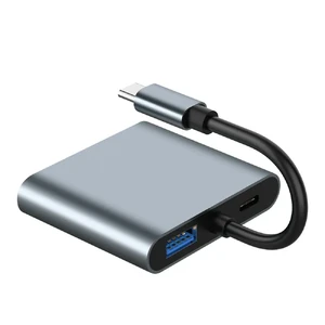 Хаб (адаптер) iLoungeMax Adapter 4-in-1 USB Type-C to Dual HDMI 4K | USB 3.0 | PD - Фото 3
