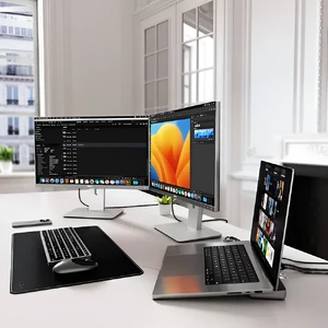 Док-станция (хаб) USB-C 10-в-1 Satechi Docking Station для MacBook с подставкой и USB-A, USB-C, 4K HDMI, Ethernet и NVMe SSD - Фото 8
