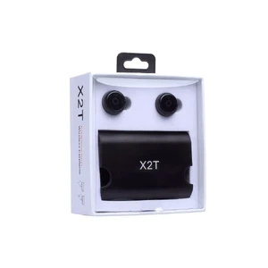 Беспроводные наушники с зарядным футляром iLoungeMax Mini X2T Black - Фото 5
