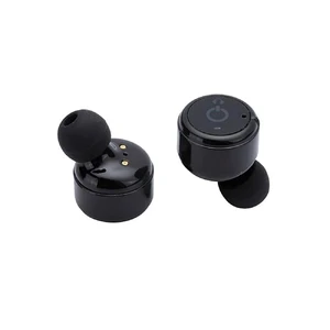 Беспроводные наушники с зарядным футляром iLoungeMax Mini X2T Black - Фото 4