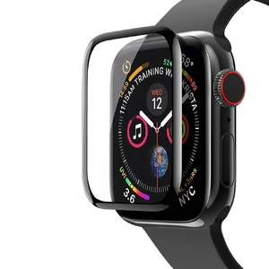 Защитное стекло HOCO 3D Curved Tempered Glass Black для Apple Watch 40mm SE 2 | SE | 6 | 5 | 4 - Фото 3