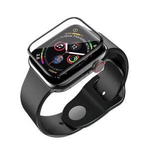 Защитное стекло HOCO 3D Curved Tempered Glass Black для Apple Watch 40mm SE 2 | SE | 6 | 5 | 4 - Фото 2