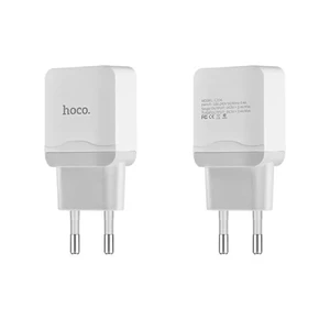 Зарядний пристрій HOCO C33A Little Superior Dual USB White - Фото 5