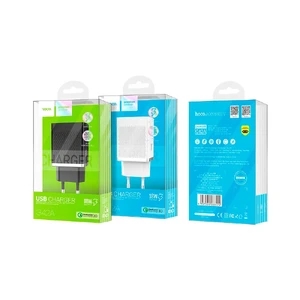 Швидке зарядний пристрій HOCO C42A Vast power QC3.0 White - Фото 4