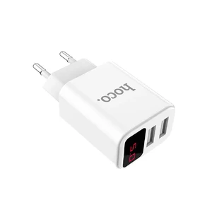 Зарядное устройство с дисплеем HOCO C63A Victoria Dual Port - Фото 3