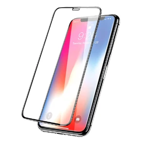 Переднє + заднє захисне скло HOCO 5D Full Screen Tempered Glass Set Silver White для iPhone X | XS - Фото 2