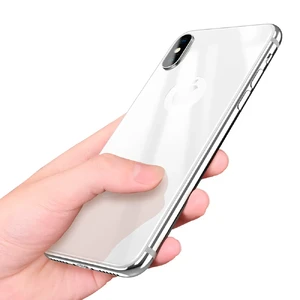 Переднє + заднє захисне скло HOCO 5D Full Screen Tempered Glass Set Silver White для iPhone X | XS - Фото 3