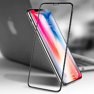 Переднє + заднє захисне скло HOCO 5D Full Screen Tempered Glass Set Silver White для iPhone X | XS - Фото 6