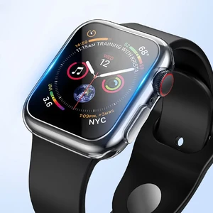 Силіконовий чохол HOCO TPU Case Transparent для Apple Watch 44mm SE 2 | SE | 6 | 5 | 4 - Фото 3