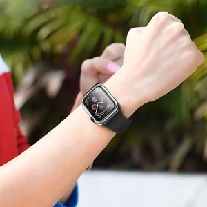 Силіконовий чохол HOCO TPU Case Transparent для Apple Watch 44mm SE 2 | SE | 6 | 5 | 4 - Фото 2